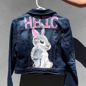 Hand Painted HBIC Denim Jacket